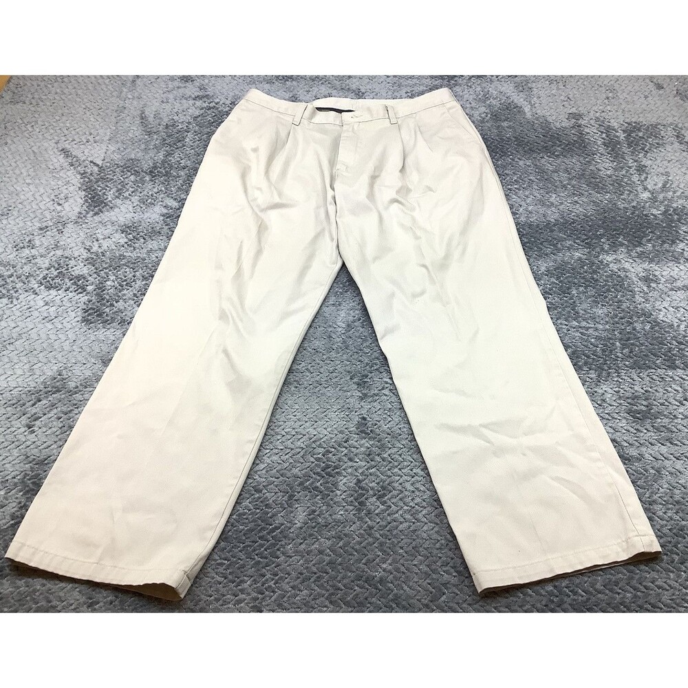 Timber Creek by Wrangler Mens Pants 36x30 Beige Khaki Business Casual